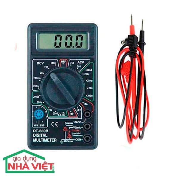 Đồng hồ vạn năng điện tử DT9205A đo Tụ điện - Ω - V - A - HFE chống cháy -  Gia Dụng Nhà Việt