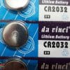 Vỉ 5 Pin cúc áo Davinci Lithium CR2032
