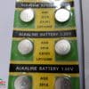 Vỉ 10 Pin cúc áo Alkaline AG8 - SR1120 - SR55