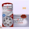 Pin máy trợ thính Rayovac A312 Extra Advanced