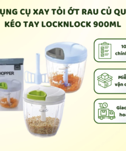 Dụng cụ xay nhỏ thực phẩm Quick Cutter Lock&Lock có thêm dụng cụ đánh trứng CKS307 - Ảnh 6