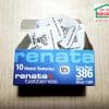 Pin cúc áo Renata 386 - SR43 - 301 - SR1142
