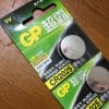 Vỉ 5 Pin cúc áo GP Lithium CR2025