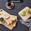 Bộ 3 thớt gỗ cao su Lock&Lock LWC001S3