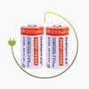 Bộ 02 Pin sạc DoublePow CR2