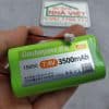 Pin ghép 2 cell Lithium-ion 18650 7.4V có dây jack cắm