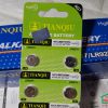 Vỉ 10 viên pin cúc áo Alkaline AG7 – LR927H – 395A