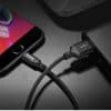 Cáp sạc iPhone iPad dây dù 1m Hoco cổng Lightning