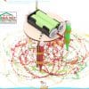 Bộ lắp ráp rô bốt vẽ tranh bằng gỗ