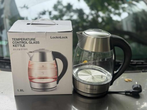 Ấm siêu tốc thủy tinh có điều chỉnh nhiệt độ LocknLock EJK341 (1.8L) - Ảnh 7