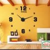 Đồng hồ dán tường khổng lồ DIY phong cách sáng tạo