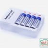 Bộ sạc pin tiểu pin đũa 4 viên DoublePow DP-K11