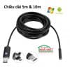 Camera nội soi 7mm chống nước AN99 dây dài 5m và 10m