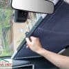 Rèm chắn nắng kính lái ô tô tráng nhôm cách nhiệt xếp gọn tiện lợi