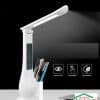 Đèn bàn cảm ứng sạc pin LED tích hợp đồng hồ nhiệt kế LCD LS-C21