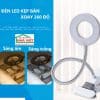 Đèn LED kẹp bàn ánh sáng 2 màu xoay 360 độ MT08