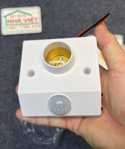 Đui đèn cảm biến chuyển động cảm ứng hồng ngoại