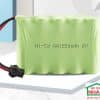 Pin khối 6V 1800mAh ghép 5 cells AA 1.2V Ni-Cd