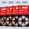Pin máy trợ thính Doublepow vỉ 6 viên 1.45V A10 A13 312 675