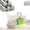 Bộ 10 mắc áo người lớn 45cm chống trượt inox 304 Kaiwang D3.2mm