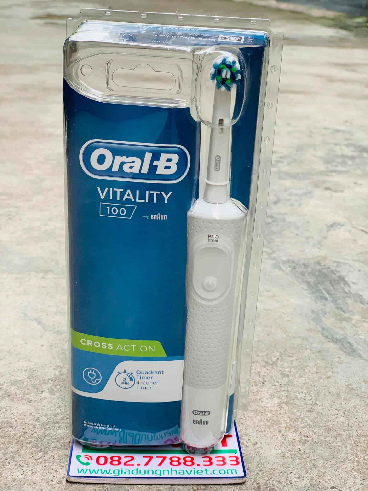 Bàn Chải Đánh Răng Điện Oral-B Vitality 100 - Gia Dụng Nhà Việt