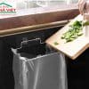 Giá treo túi đựng rác tiện dụng dán tường Inox chống gỉ