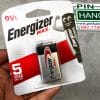 Pin 9V Alkaline Energizer MAX 522 BP16F22