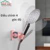 Giá treo vòi hoa sen dán tường Mengri XS-073