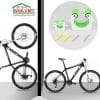 Giá đỡ xe đạp gắn tường có móc treo XD15