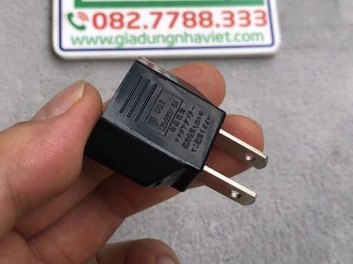 Phích nối điện chuẩn C to A chân tròn Việt Nam sang chân dẹt Mỹ Nhật GM84 6A 250V - Hình ảnh 7