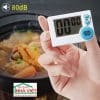 Đồng hồ đếm ngược báo chuông nhắc việc để bàn gán nam châm H20