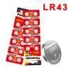 Vỉ 10 pin cúc áo Panasonic Alkaline LR43 AG12 1.5V LR1142 386
