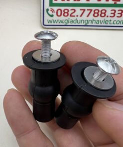 Bộ 2 ốc vít cao su tự nở gắn nắp bồn cầu liền khối