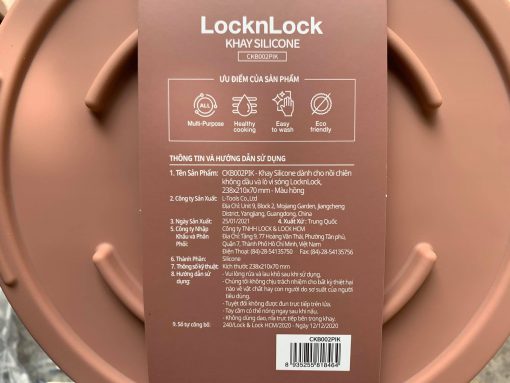 Khay Silicone cho lò vi sóng và nồi chiên không dầu loại 5L LocknLock CKB002 - Hình ảnh 3