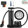 Bơm đạp chân có đồng hồ áp suất lốp ô tô xe máy xe đạp Mini Foot Pump P12