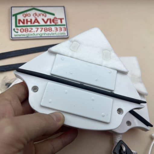 Dụng cụ lau kính 2 mặt hút nam châm vệ sinh cửa kính dày 3mm - 12mm - Hình ảnh 11