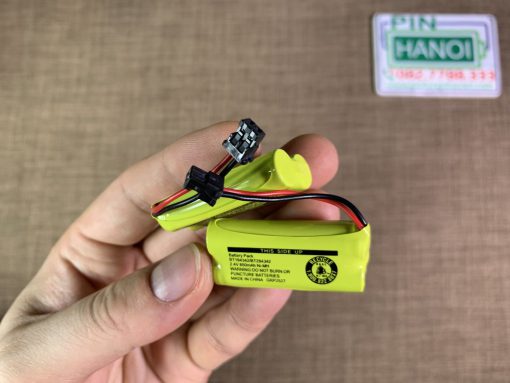 Pin điện thoại ghép 2 pin đũa AAA Ni-MH 2.4V kèm jack cắm BT184342 BT284342 L227 - Hình ảnh 5