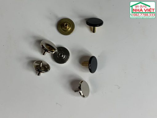 Núm chụp kim giây đồng hồ mạ màu bạc và đen 7mm bằng đồng - Hình ảnh 7