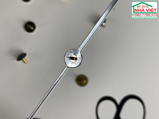 Núm chụp kim giây đồng hồ mạ màu bạc và đen 7mm bằng đồng - Hình ảnh 2