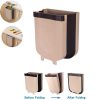 Thùng rác gấp gọn kẹp cánh tủ nhà bếp R09 màu kem