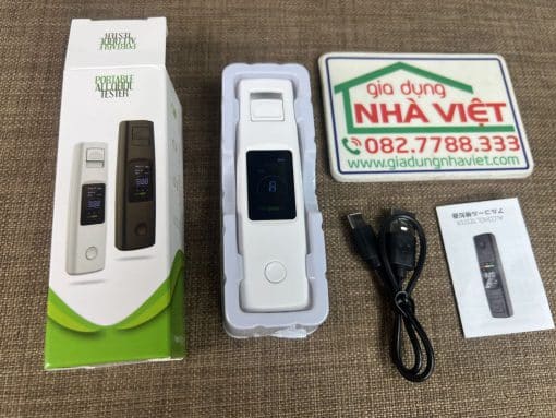 Máy đo nồng độ cồn trong hơi thở Breath Alcohol Test A20 pin sạc cổng Type-C - Hình ảnh 2