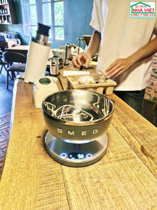 Cân điện tử nhà bếp 5kg màu xanh lục Smeg KSC01EGMWW - Hình ảnh 11