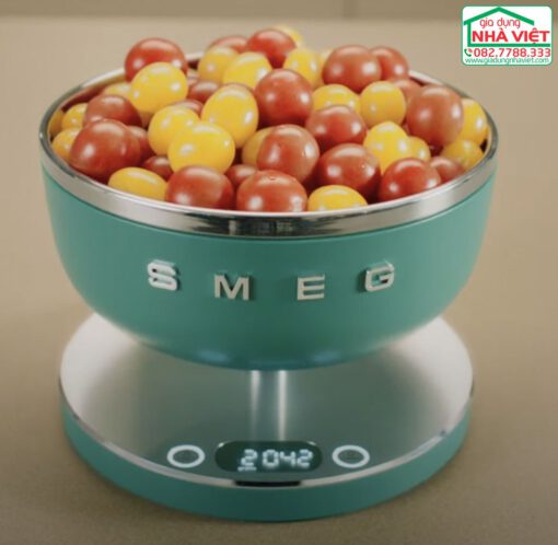 Cân điện tử nhà bếp 5kg màu xanh lục Smeg KSC01EGMWW - Hình ảnh 8