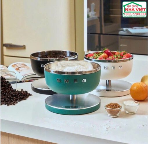 Cân điện tử nhà bếp 5kg màu xanh lục Smeg KSC01EGMWW - Hình ảnh 5