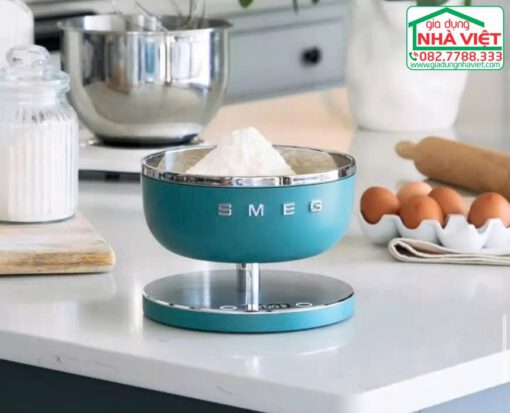 Cân điện tử nhà bếp 5kg màu xanh lục Smeg KSC01EGMWW - Hình ảnh 4