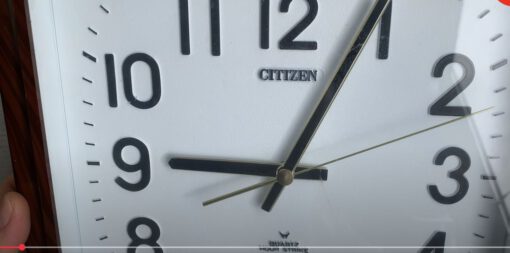 Đồng hồ treo tường chữ nhật có đánh chuông Citizen 8MS332 - Hình ảnh 7