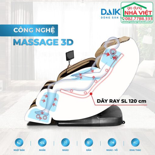 Ghế Massage toàn thân Daikiosan DKGM-10004 - Hình ảnh 6