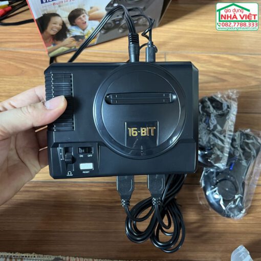 Máy chơi TV game điện tử 6 nút SEGA MD 16 bit tích hợp 208 game