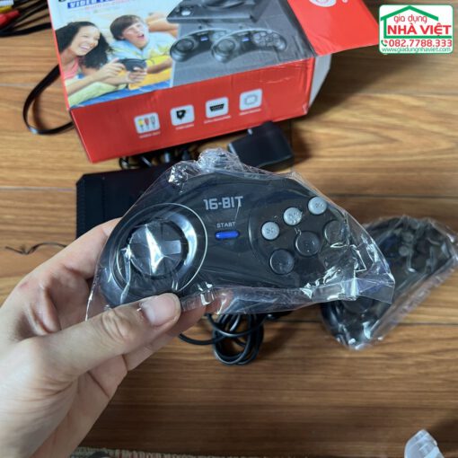 Máy chơi TV game điện tử 6 nút SEGA MD 16 bit tích hợp 208 game - Hình ảnh 3