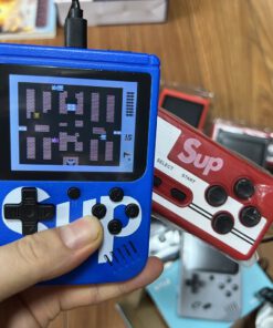 Máy game Nintendo cầm tay 800 trò chơi điện tử 4 nút kèm tay phụ 2 người chơi